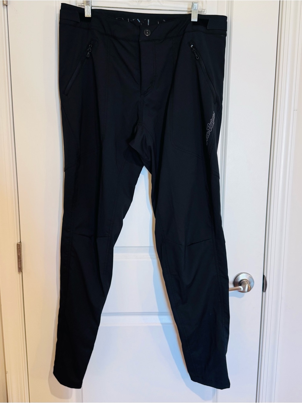 Troy Lee Designs Skyline MTB Pants Mens 36x32 Black Vented Downhill Racing EUC